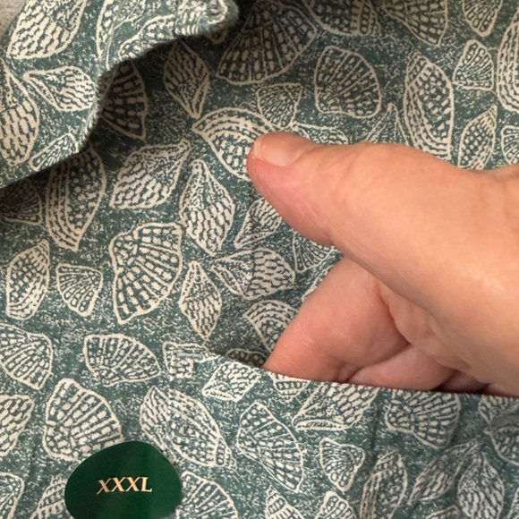 L.L. Bean Hawaiian Camp Shirt Short Sleeve Cotton NWT Men's Size XXXL - Picture 4 of 10